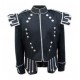 Scots Guards Style Pipe Band Black Doublet Jacket