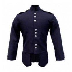 Scots Guards Style Navy Blue Pipe Band Doublet