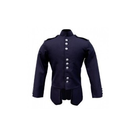 Scots Guards Style Navy Blue Pipe Band Doublet