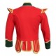 Red Doublet Pipers Drummers Uniform Jacket