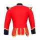 Pipers Drummers Red Kilt Doublet Military Jacket