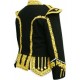 Black "Royal" Doublet - Hand Embroidered