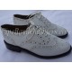 White Leather Military Pipe Band Ghillie Brogues