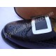 Black and White Leather Pipers Band Ghillie Brogue Shoes