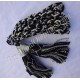 Silver and Black Pipe Cord