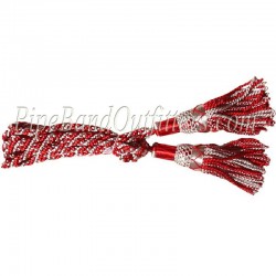 Red & White Bagpipe Silk Cord