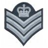 Sergeant Stripes Badge - Crown