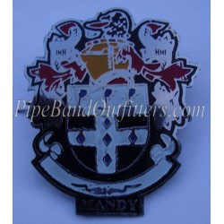 Brass / Metal Family Crest Cap Badge