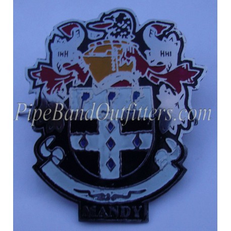 Brass / Metal Family Crest Cap Badge