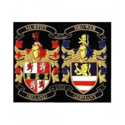 Embroidered Double - Coat Of Arms