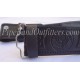 Pipers Black Leather Waist Belt