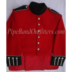 Red Green Doublet Jacket - Long Tailed