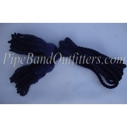 Navy Blue Bagpipe Silk Cord