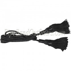 Black Bagpipe Silk Cord